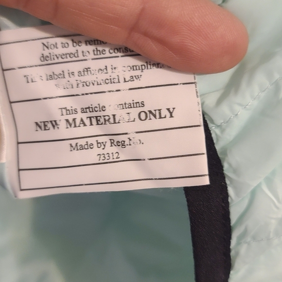 PINK Victoria's Secret Mint Quilted Puffer Jacket - Picture 3 of 7